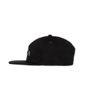 Big RVCA Cord Snapback Cap in Black