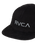 Big RVCA Cord Snapback Cap in Black