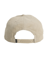 Big RVCA Cord Snapback Cap in Silver Bleach