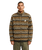 The RVCA Mens Winston Sherpa Jacket in Bombay Brown