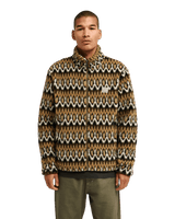 The RVCA Mens Winston Sherpa Jacket in Bombay Brown