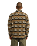 The RVCA Mens Winston Sherpa Jacket in Bombay Brown
