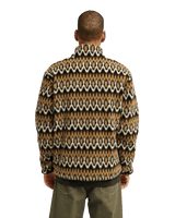 The RVCA Mens Winston Sherpa Jacket in Bombay Brown