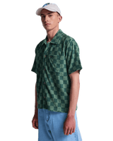 AF Checker Sponge Shirt in Beechnut