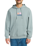 The RVCA Mens Mosaic Hoodie in Lead