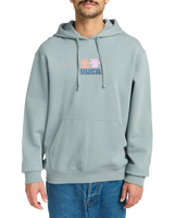 The RVCA Mens Mosaic Hoodie in Lead