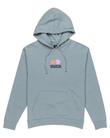 The RVCA Mens Mosaic Hoodie in Lead