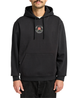 The RVCA Mens Roses Poster Hoodie in Black