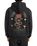 The RVCA Mens Roses Poster Hoodie in Black