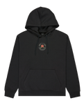 The RVCA Mens Roses Poster Hoodie in Black
