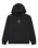 The RVCA Mens Roses Poster Hoodie in Black