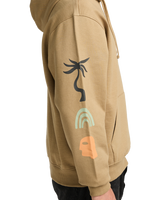 The RVCA Mens Deep Think Hoodie in Coyote