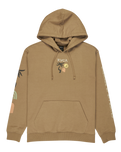 The RVCA Mens Deep Think Hoodie in Coyote