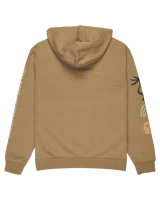 The RVCA Mens Deep Think Hoodie in Coyote