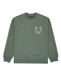 The RVCA Mens Lucky You Sweatshirt in Balsam Green