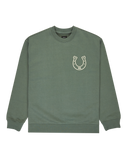 The RVCA Mens Lucky You Sweatshirt in Balsam Green