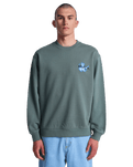 Antonia Figueiredo Twin Tulips Sweatshirt in Sage Leaf
