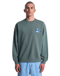 Antonia Figueiredo Twin Tulips Sweatshirt in Sage Leaf