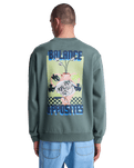 Antonia Figueiredo Twin Tulips Sweatshirt in Sage Leaf