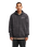 The RVCA Mens Cobra Emire Zip Hoodie in Washed Black