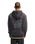 The RVCA Mens Cobra Emire Zip Hoodie in Washed Black