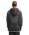 The RVCA Mens Cobra Emire Zip Hoodie in Washed Black