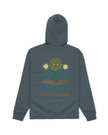 The RVCA Mens Iris Hoodie in Balsam Green