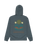 The RVCA Mens Iris Hoodie in Balsam Green