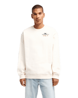 The RVCA Mens Sun Industries Sweatshirt in Salt