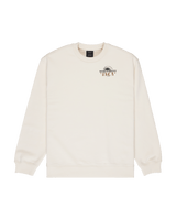 The RVCA Mens Sun Industries Sweatshirt in Salt