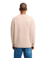 The RVCA Mens Ino Prop Solid Jumper in Natural