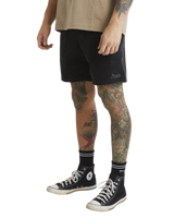 Escape Elastic Cord Shorts in Black