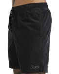 Escape Elastic Cord Shorts in Black