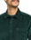 The RVCA Mens Freeman Cord II Shirt in Hunter Green