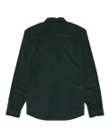 The RVCA Mens Freeman Cord II Shirt in Hunter Green