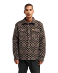The RVCA Mens Rvca Blanket Shirt in Wood