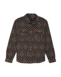 The RVCA Mens Rvca Blanket Shirt in Wood
