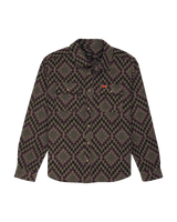 The RVCA Mens Rvca Blanket Shirt in Wood