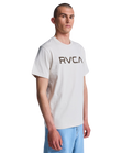 The RVCA Mens Big RVCA T-Shirt in Ceramic