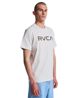 The RVCA Mens Big RVCA T-Shirt in Ceramic