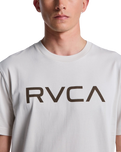 The RVCA Mens Big RVCA T-Shirt in Ceramic