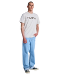 The RVCA Mens Big RVCA T-Shirt in Ceramic