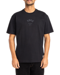 The RVCA Mens Chefs Kiss T-Shirt in Black