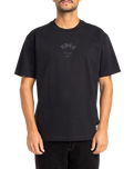 The RVCA Mens Chefs Kiss T-Shirt in Black