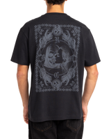 The RVCA Mens Chefs Kiss T-Shirt in Black