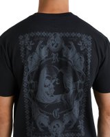 The RVCA Mens Chefs Kiss T-Shirt in Black