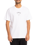 The RVCA Mens Chefs Kiss T-Shirt in White