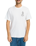 The RVCA Mens Deth Valley T-Shirt in White