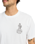 The RVCA Mens Deth Valley T-Shirt in White