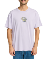 The RVCA Mens United T-Shirt in Pastel Lilac